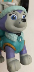 Paw Patrol Everest Arctic Rescue Dog Toy Figure w Snowmobile Husky Spin Master