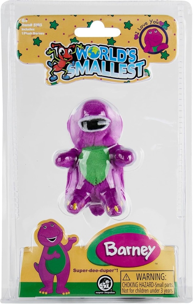 World’s Smallest Barney Plush