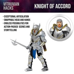 Knight of Accord Warrior of Order -Vitruvian H.A.C.K.S. 1:18 Scale Action Figure