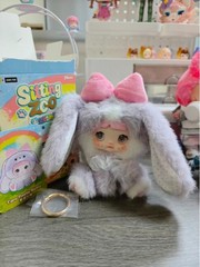 Nommi Sitting Zoo Series Plush Doll Blind Box Pendant Keychain Toy Random 1 Pc