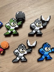 World Of Nintendo 8 Bit Classic Jakks Pacific Mega Man Retro Figures Lot Cut Gut