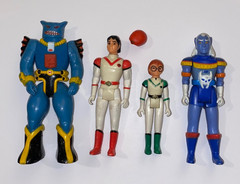 vintage PANOSH PLACE VOLTRON FIGURE LOT #4 Keith Pidge Robeast Lotor FREE SHIP