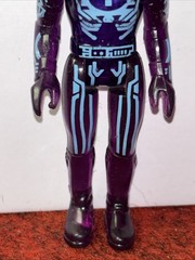 Vintage Original Tomy Tron Purple Action Figure 1981 No Disk -VG