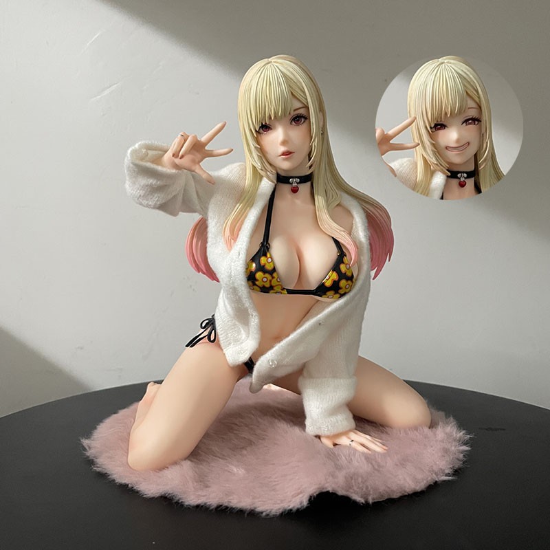Anime Figure Inspired Marin Kitagawa 1/4 scale PVC Model Doll Statue Unbranded