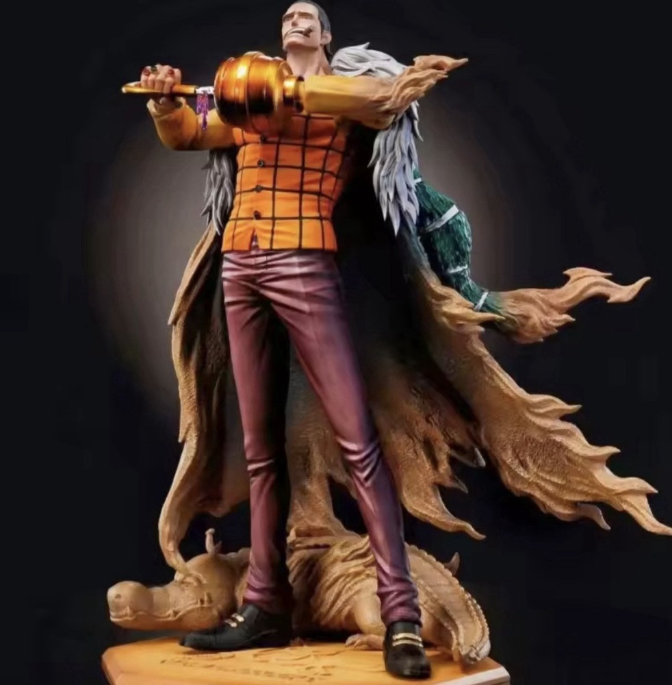 30cm One Piece Sg Two-Tone Sir Crocodile Action Figures Pvc