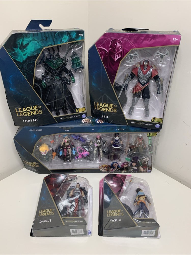 League Of Legends Figures Lot Of 5 Sets