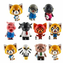 Kidrobot Aggretsuko NEW * Tsubone * Blind Box Komodo Dragon Vinyl Figure Anime