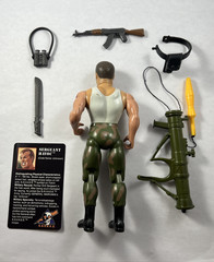 1986 Coleco Rambo Force of Freedom SERGEANT HAVOC Incomplete w/ Accessories