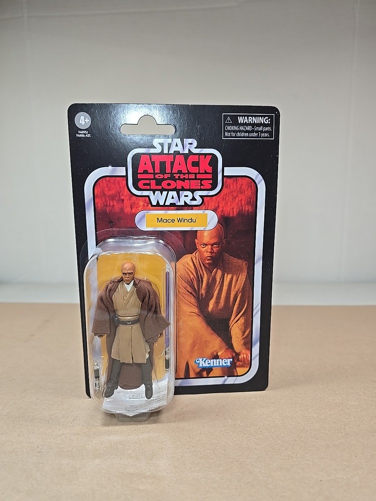 Star Wars The Vintage Collection MACE WINDU (AOTC) 3.75″ Figure VC35 NEW