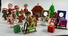 Cocomelon Christmas Advent Family Play Set Figures Holiday Play 24 Pc Complete