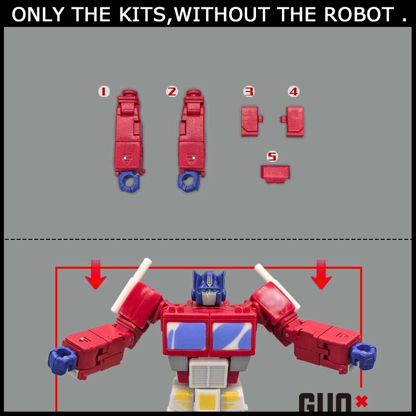 Weapon Gun Filler Upgrade Kit For SS Devastation OP Prime (#PART A / B) Fills