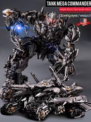 US SHIP_LS06 Transformers Figure/Black Mamba Transformation Tank Mega Commander