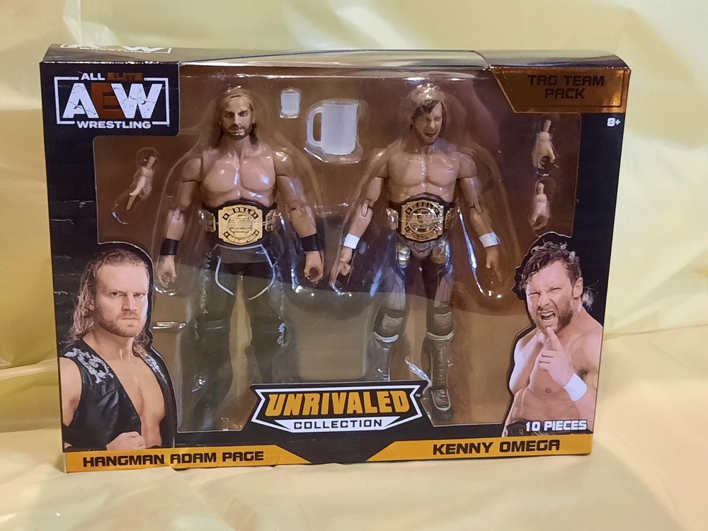 AEW Amazon Exclusive Hangman and Omega set