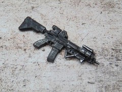 Custom 1:12 Scale Weathered HK 416 Assault Rifle Combo Set for 6″ Marvel Legends