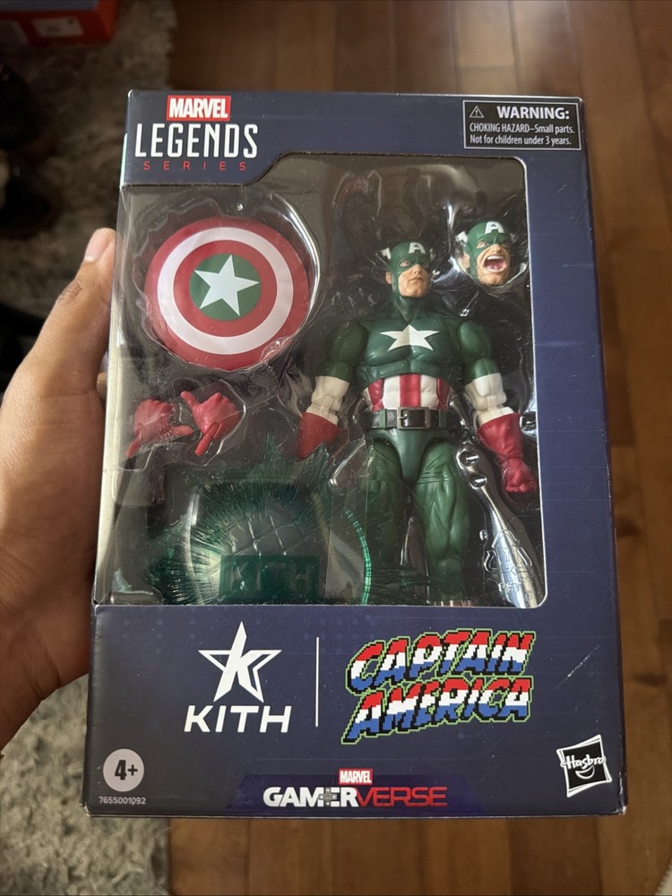 KITH X MARVEL Legends Series Captain America Player 2 Gamerverse Hasbro 2025 NEW