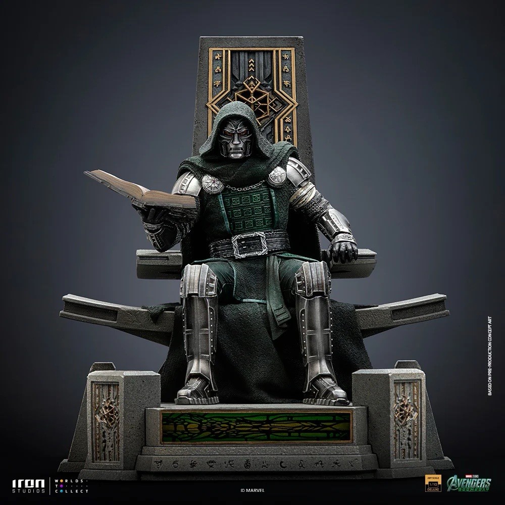 D23 Doctor Doom on Throne Avengers: Doomsday Art Scale1/10 Iron Studios IN STOCK