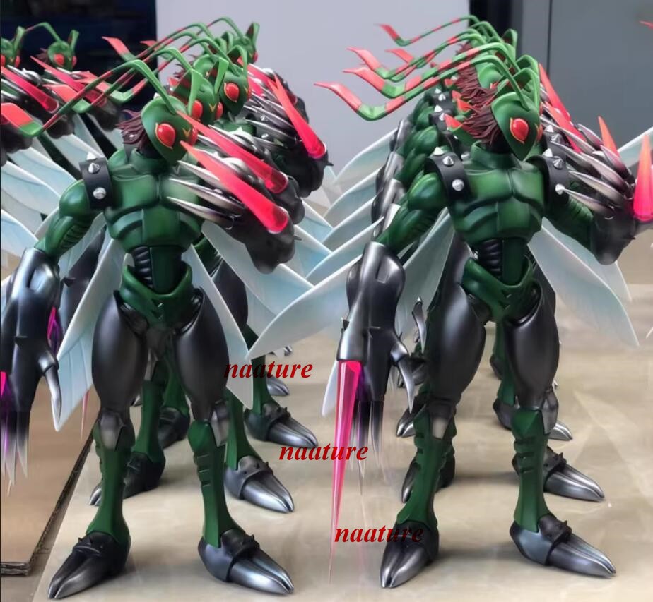 Newbee Studio Digimon Stingmon Figurine Model Limited Painted Statues Toys H22cm