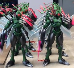 Newbee Studio Digimon Stingmon Figurine Model Limited Painted Statues Toys H22cm
