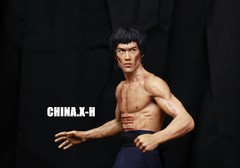 CHINA.X-H Fist of Fury Kung Fu Master Lee 1/6 Resin Tribute Statue Li Xiaolong