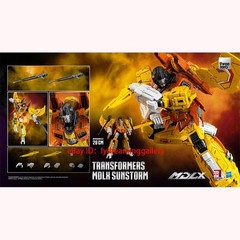 Threezero MDLX transforming Sunstorm 7.9in Limited Collectible Action Figure