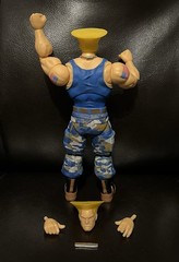 Jada Toys Ultra Street Fighter II Guile Player 2 Variant Blue (New Condition)