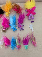 The Zelfs Trolls Figures Huge Lot – 10 Minis, 12 Small, & 1 Medium = 23 Total