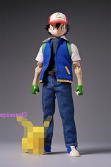 Joy Man Toys Ash Ketchum 1/12 Action Figure Model Anime 6” Toy Collection New