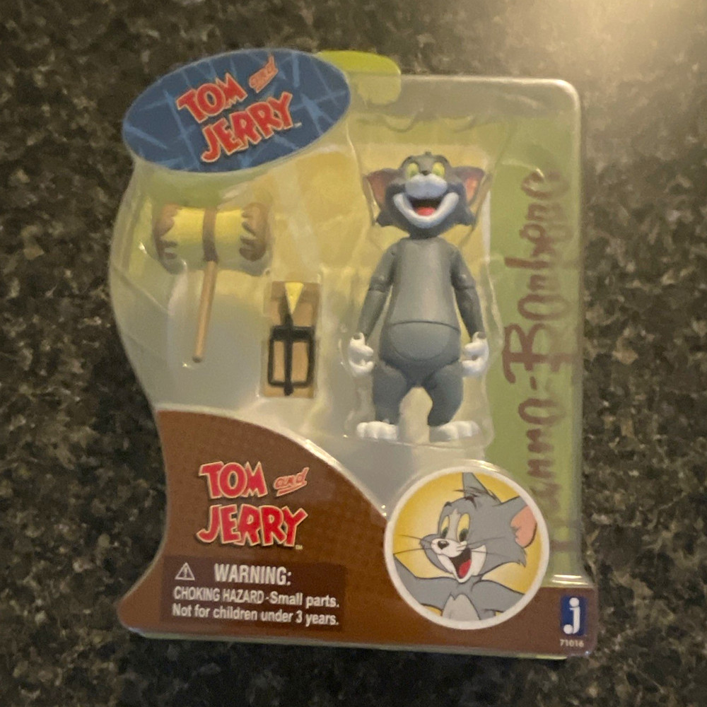HANNA-BARBERA Jazwares Tom and Jerry Tom Cat Action Figure w/ Mallet