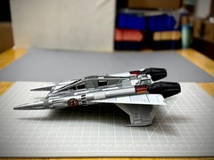 Buck Rogers Thunderfighter Starfighter Model 11in. (CHROME)