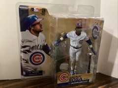 McFarlane’s MLB Chicago Cubs Action Figure Sammy Sosa Pinstripes Variant Sealed