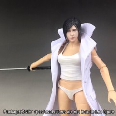 Premium Painted 1/18 Ada Wong Head Sculpt For DIY 3.75″ Action Figure