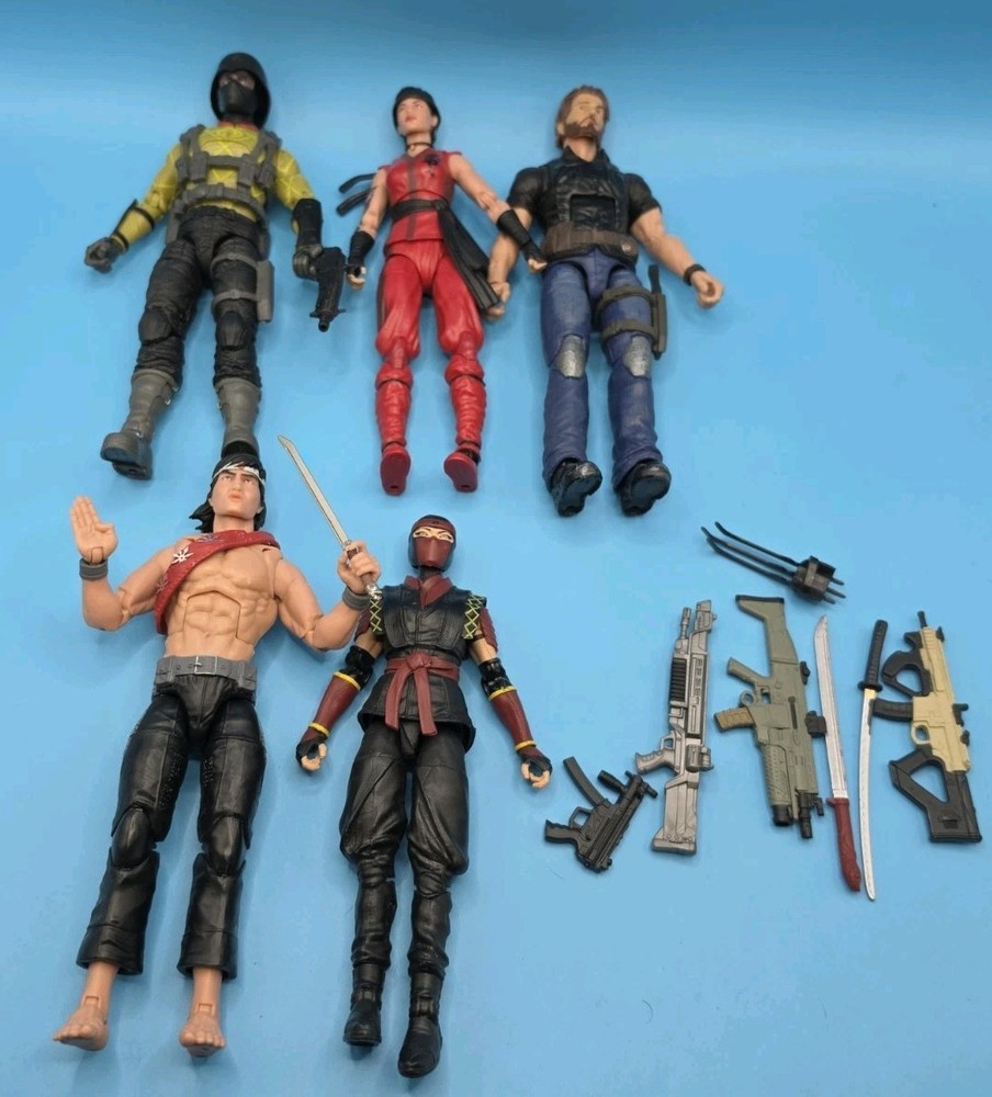 GI Joe Classified 6″ Figure Lot Python Patrol Officer Vypra Quick Kick Kim Jinx