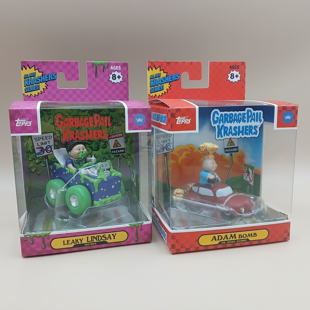 Garbage Pail Kids GPK Krashers Lot 2 Leaky Lindsay Adam Bomb Figurines