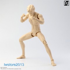 US Mirrfig 1/12 MF001 Pale Skin 16.2cm Jointed 6″ Male Figure Head Body Toys