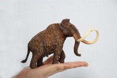 TNG Mammonteus Primigenius Model Elephant Animal Figure Toys Decor Xmas Gift
