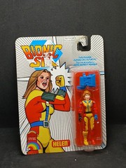 1986 Bionic Six Helen Action Figure LJN Die-cast Metal With Clothes Accessory