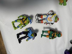 Lot of 25 TMNT Mutant Mayhem Action Figures + Weapons Accessories