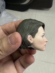 US 1:6 Female Girl Agent Girl Head Sculpt For 12″ Female Action Figure Body Toys