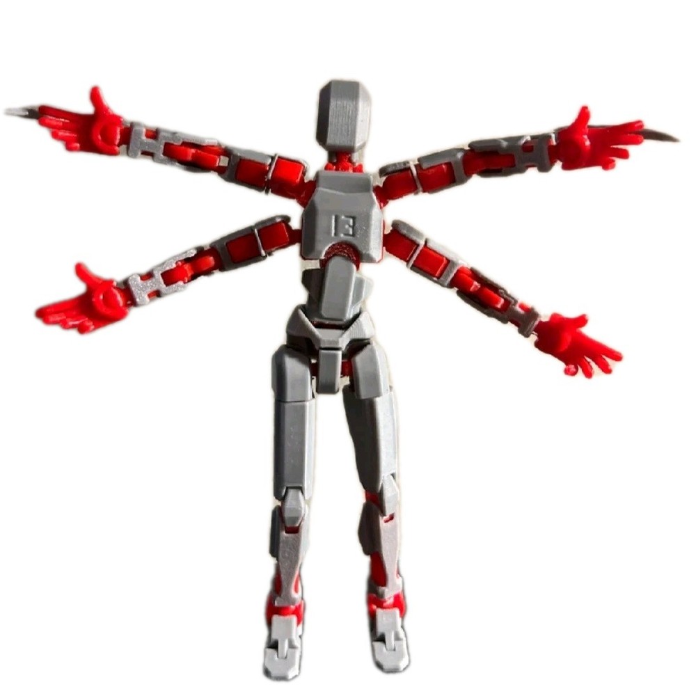 Dummy 13 T13 4 Arms Articulated Fully Assembled Action Figure Toy Robot