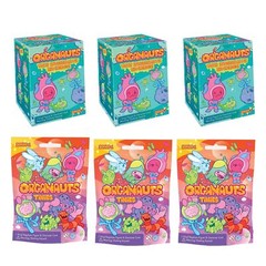 Organauts Tinies Keychain & Figure Bundle 6pc Space Bio-Heroes Organ Learning