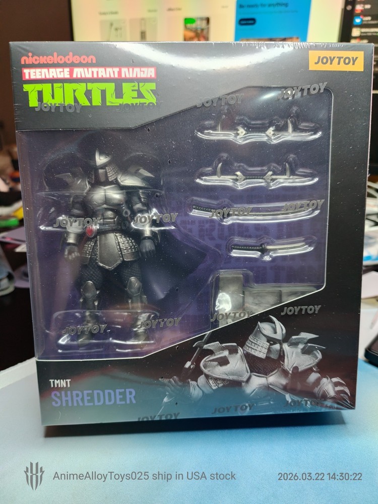 Joytoy Teenage Mutant Ninja Turtles 1/18 Shredder 4.3 inches (11 cm) USAship