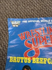 WWF LJN Dream Team Poster Beefcake/Valentine Titan Sports Vintage 1985