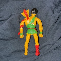 Arco Other World action figure rubber bendable toy Two Headed Skitzo head snake