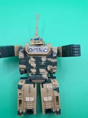 Vintage 1983 Bandai Machine Robo Gobots Tank Robo Loose Missing Front Tire