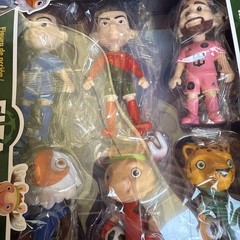 FIFA Soccer Football Stars & Mascots Action Figure 6-Pack Set Messi Ronaldo New