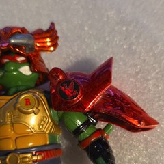 Playmates Toys TMNT Raphael Turtle Action Figure Green w/ Red Armor & Helmet