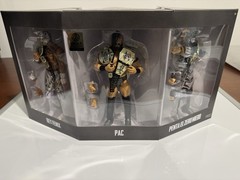 AEW Death Triangle 3-Pack Jazwares Vault 1/3000 PAC Rey Fenix penta figures wwe