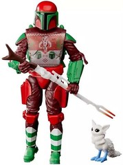 Star Wars The Black Series Mandlorian Warrior Holiday Edition Action Figure NEW