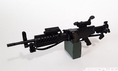 1/6 MK46 assault rifle machine gun by Dragon 12″ figure Military Gi Joe BBI army