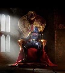 PRE-SALE–G.I. Joe Classified 221 Hooded Cobra Commander Figure Throne Set